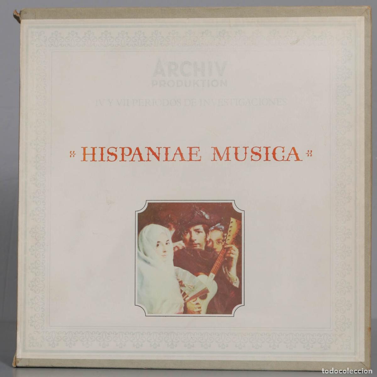 Dischi in vinile: CAJA LP. HISPANIAE MUSICA - IV Y VII PERIODOS DE INVESTIGACIONES
