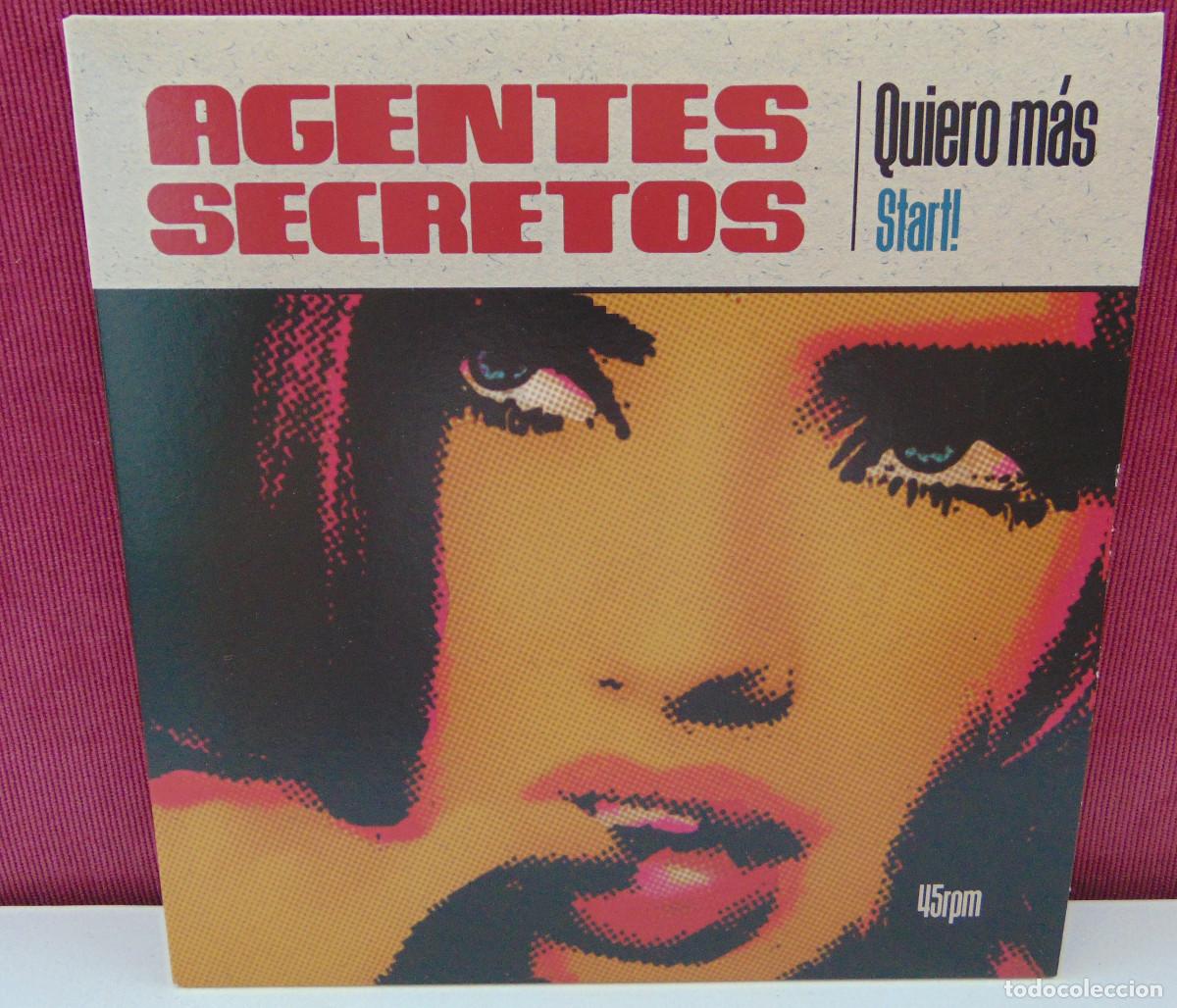 Discos de vinilo: Agentes Secretos &ndash; Quiero M&aacute;s / Start! - SINGLE 2020 - Foto 1