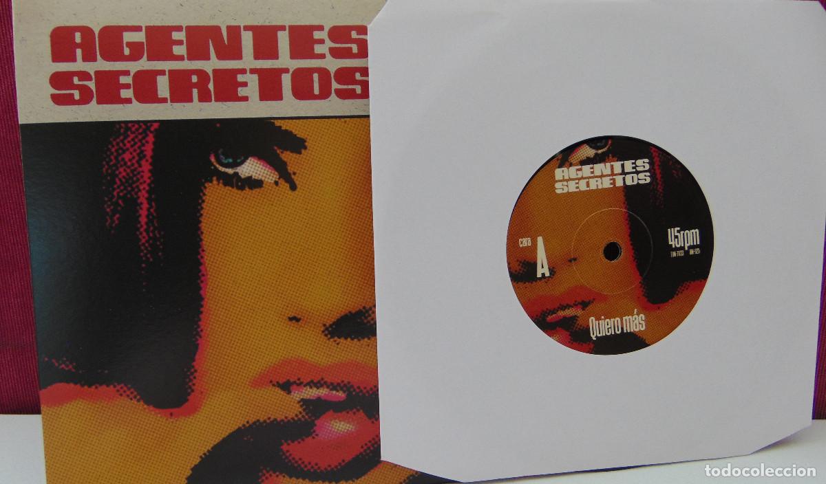 Discos de vinilo: Agentes Secretos &ndash; Quiero M&aacute;s / Start! - SINGLE 2020 - Foto 3