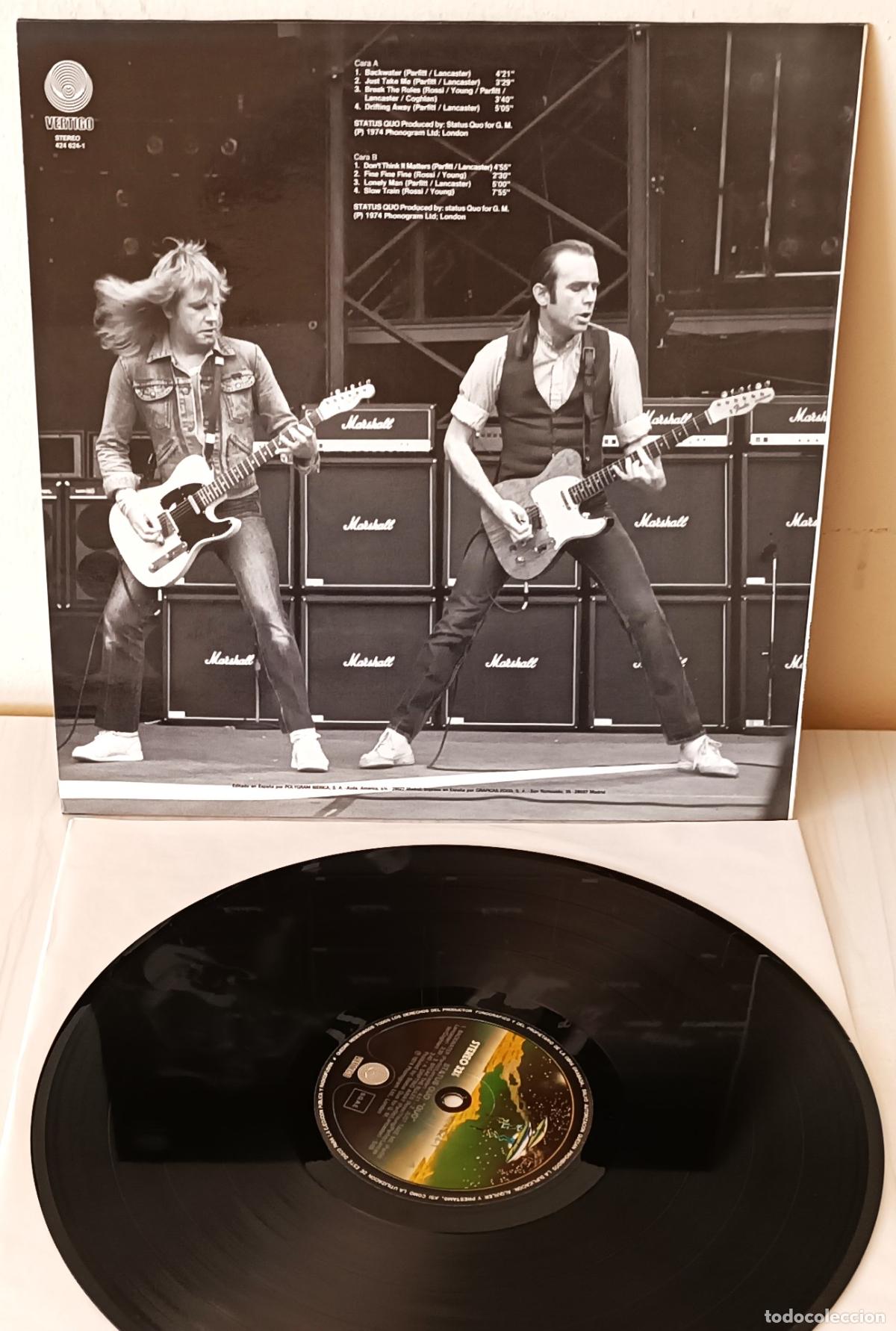 Discos de vinilo: STATUS QUO - QUO VERTIGO - 1990 (1974) - Foto 2