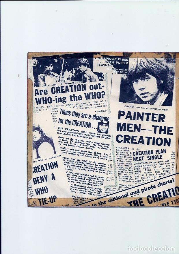 Discos de vinilo: THE CREATION. Making time. Painter man. (vinilo single 1977) - Foto 2