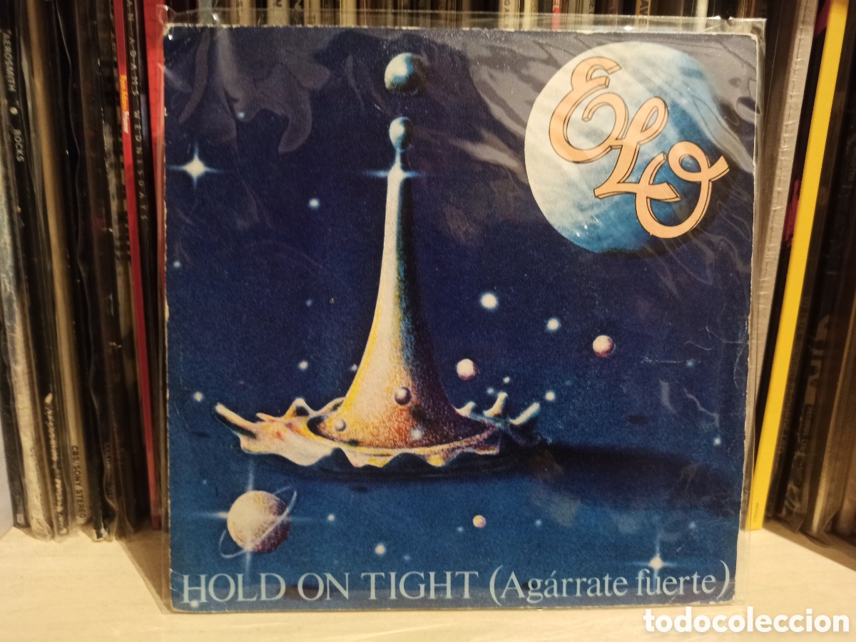 Discos de vinilo: ELO-Hold On Tight single 1981 JET 7011 - Foto 1