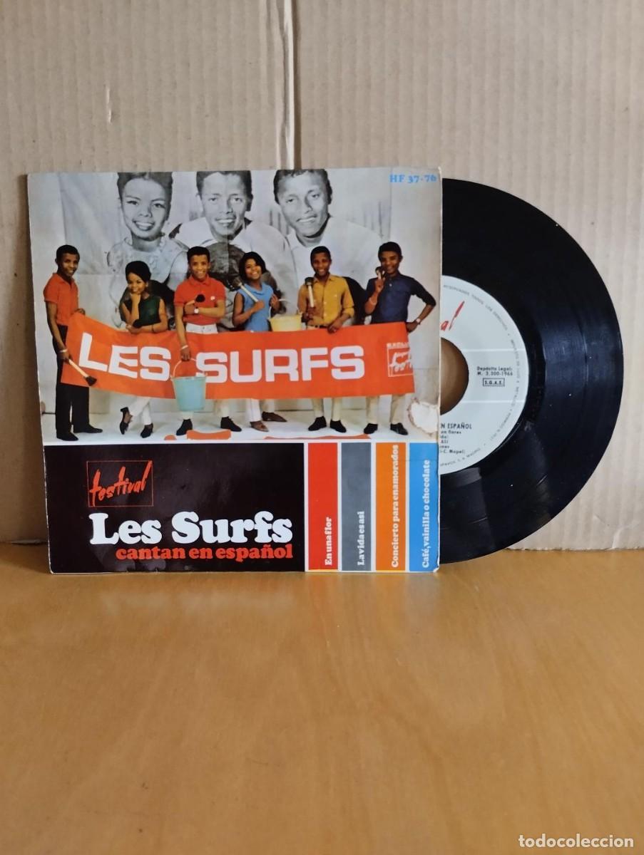 Discos de vinilo: LES SURFS ---- EN UNA FLOR +3 - Foto 1