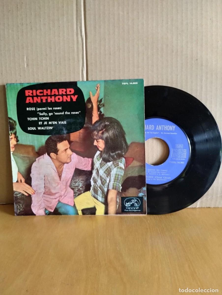 Discos de vinilo: RICHARD ANTHONY ----ROSE +3 - Foto 1