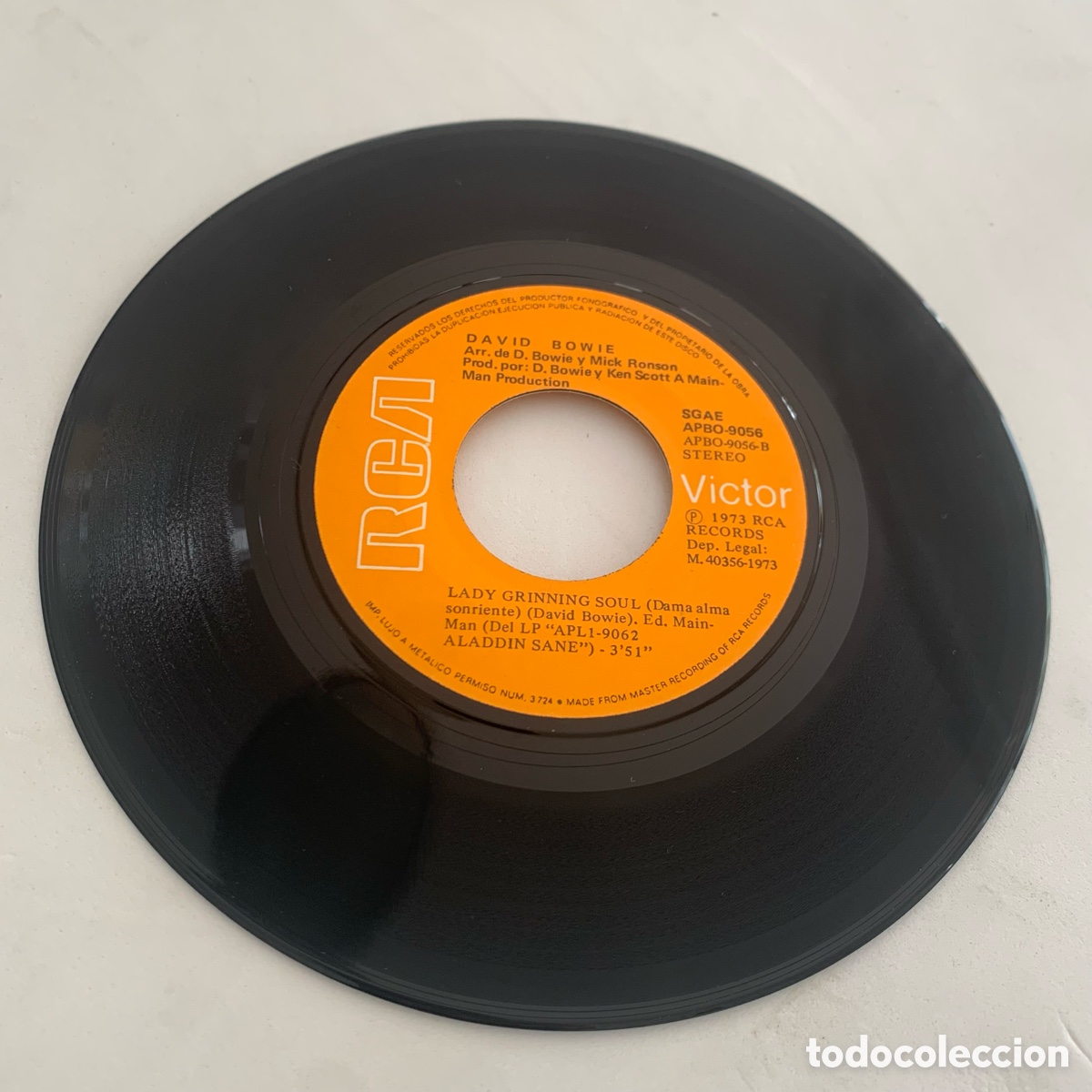 Discos de vinilo: Single David Bowie - Sorrow edicion espa&ntilde;ola de 1973 - Foto 3