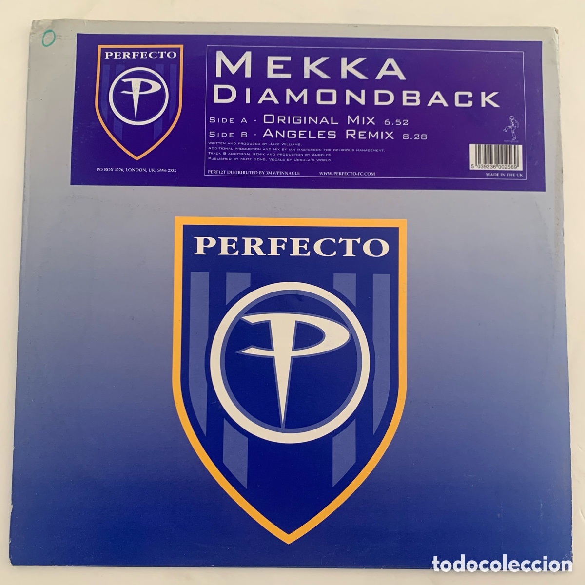 Discos de vinilo: Maxi 12&rsquo;&rsquo; Mekka - Diamondback del 2001 - Foto 1