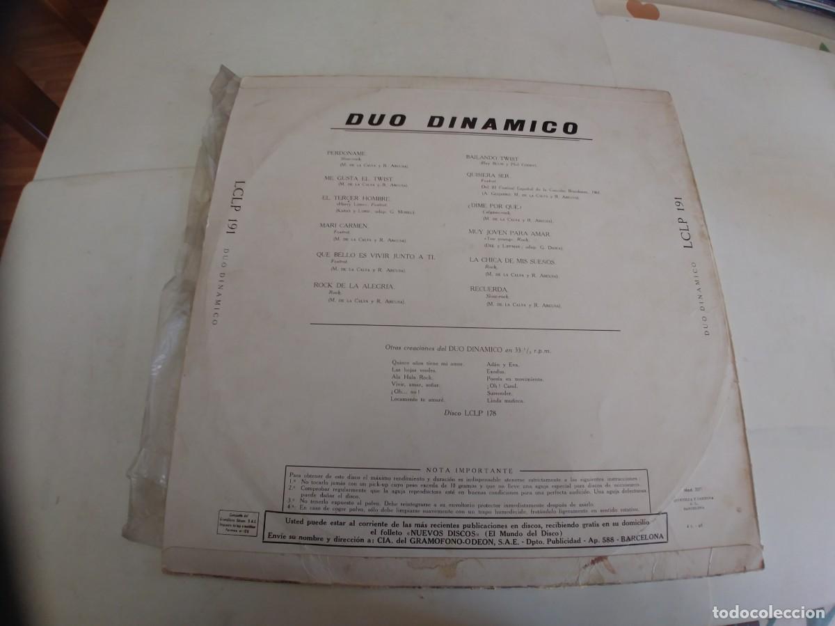 Discos de vinilo: DUO DINAMICO-LP 1962 - Foto 2