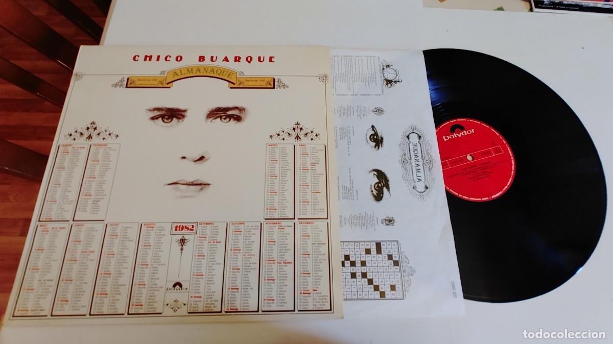 Vinyl records: CHICO BUARQUE-LP ALMANAQUE-ENCARTE LETRAS-NUEVO