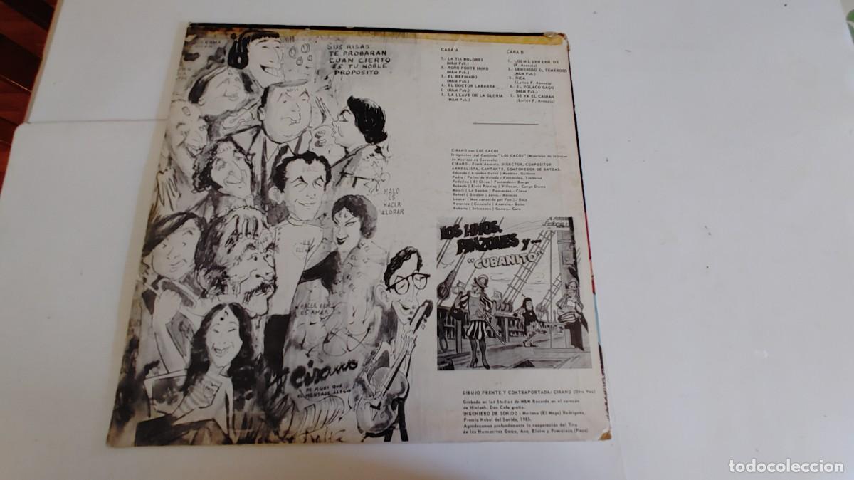 Discos de vinilo: CIRANO Y LOS CACOS-LP AY TO&Ntilde;O QUE VACILON - Foto 2