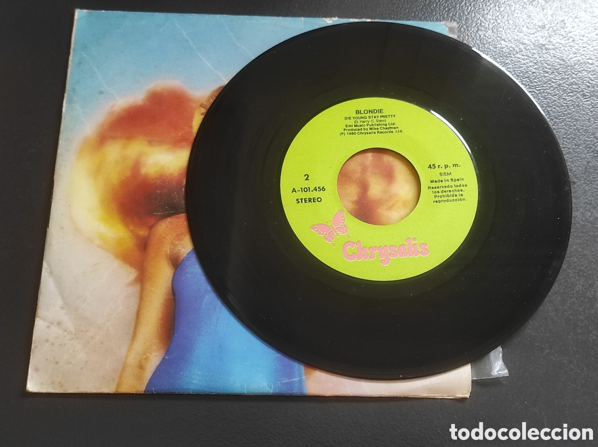 Discos de vinilo: Blondie - Atomic.Single 7 pulgadas - Foto 4