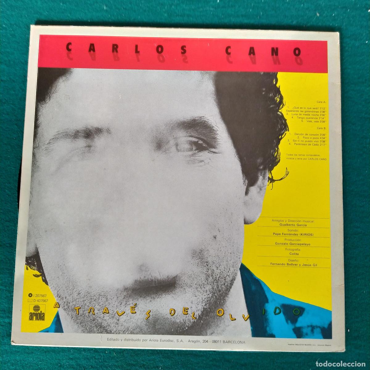 Discos de vinilo: Carlos Cano &ndash; A Trav&eacute;s Del Olvido - Foto 2
