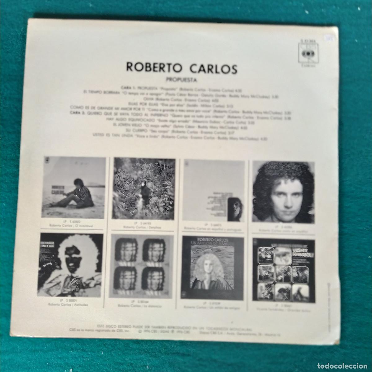 Discos de vinilo: Roberto Carlos &ndash; Propuesta - Foto 2