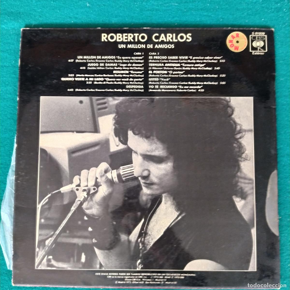 Discos de vinilo: Roberto Carlos &ndash; Un Millon De Amigos - Foto 2