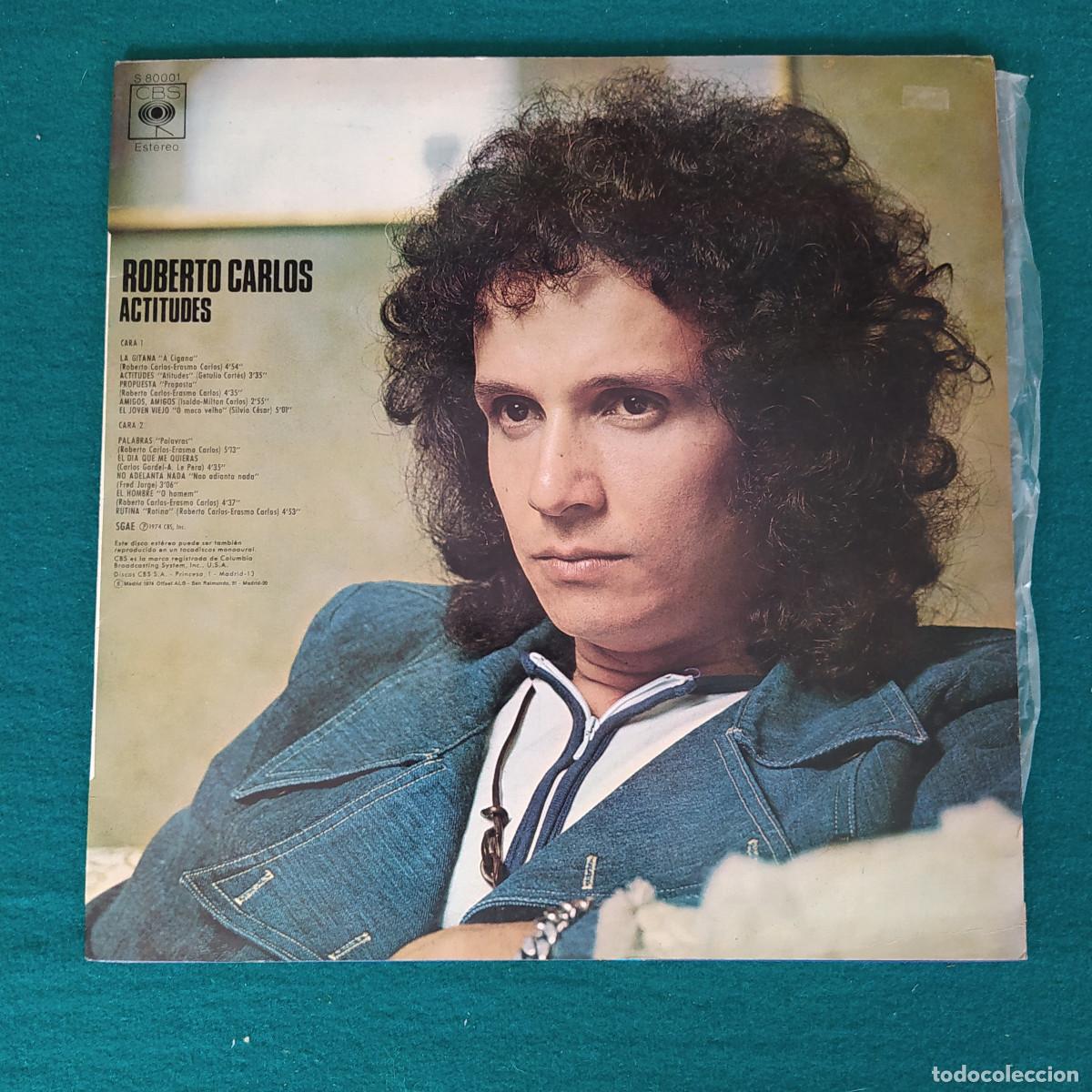 Discos de vinilo: Roberto Carlos &ndash; Actitudes - El D&iacute;a Que Me Quieras - Foto 2