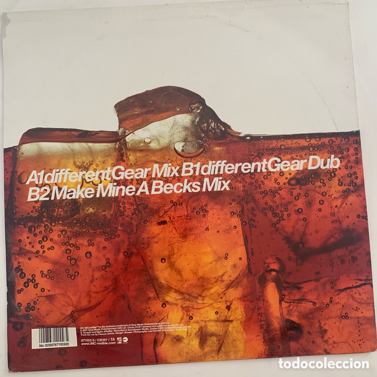 Discos de vinilo: Maxi 12&rsquo;&rsquo; DifferentGear - Drink To Get Drunk - Foto 2