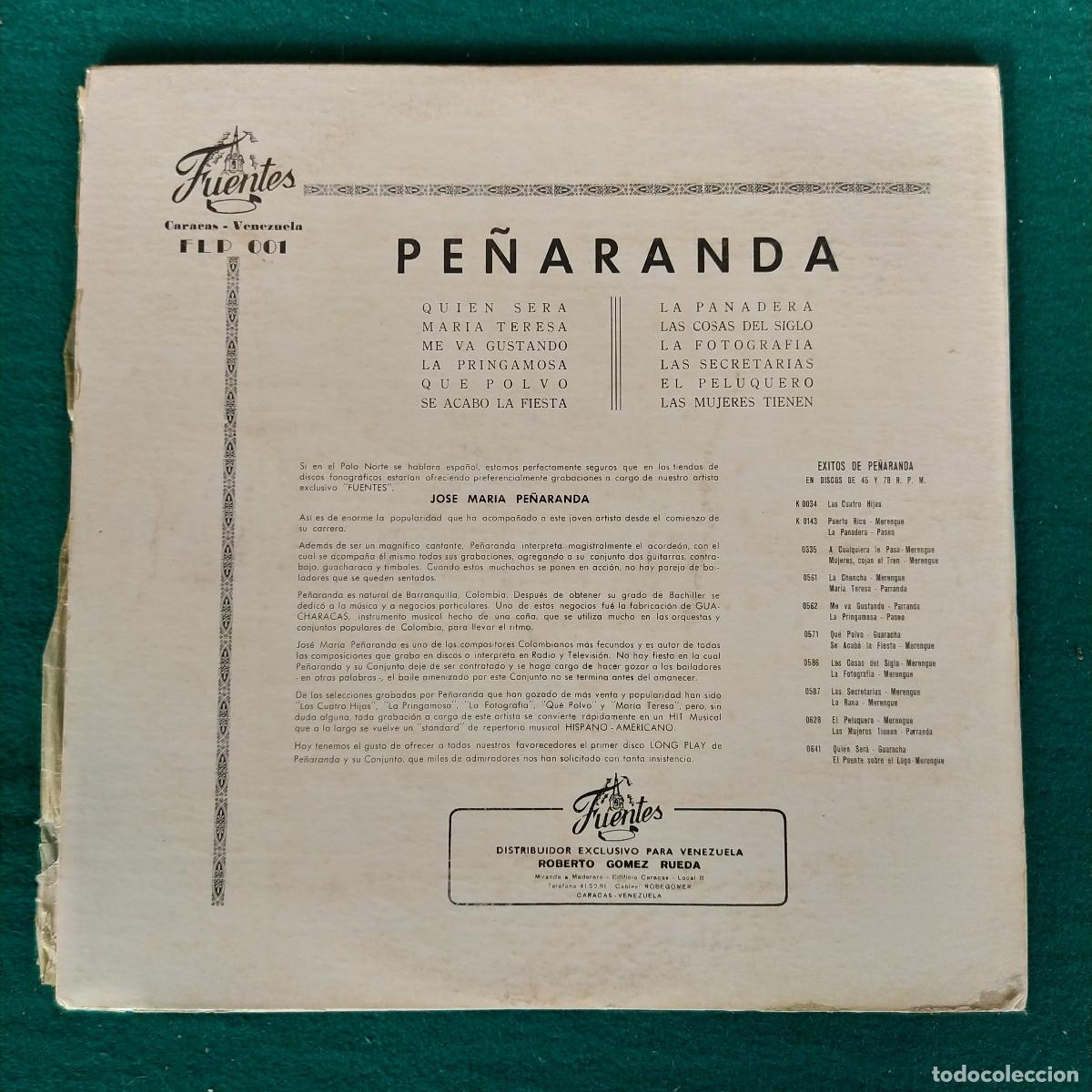 Discos de vinilo: Pe&ntilde;aranda Y Su Conjunto &ndash; Pe&ntilde;aranda - Foto 2