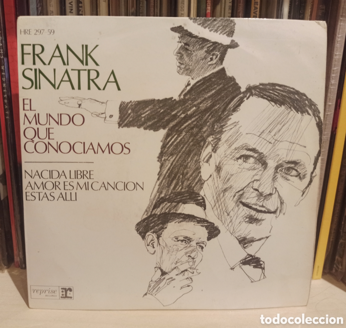Discos de vinilo: Frank Sinatra- El Mundo Que Conoc&iacute;amos EP 1967 - Foto 1