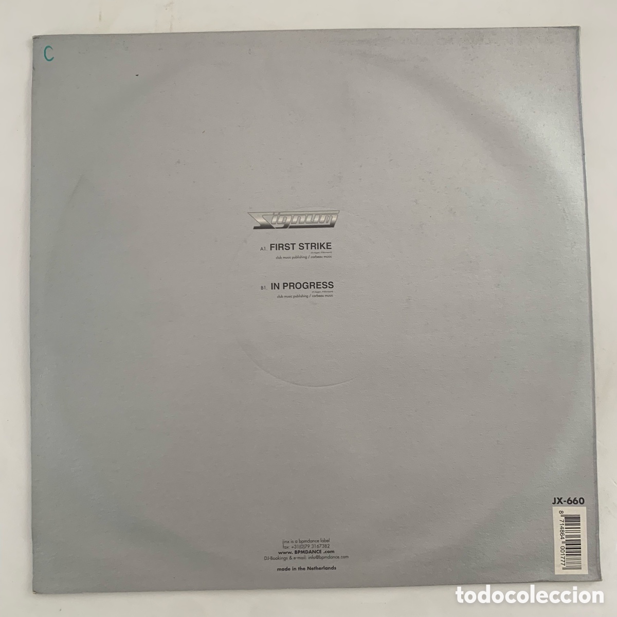 Discos de vinilo: Maxi 12&rsquo;&rsquo; Signum - First Strike - Foto 2