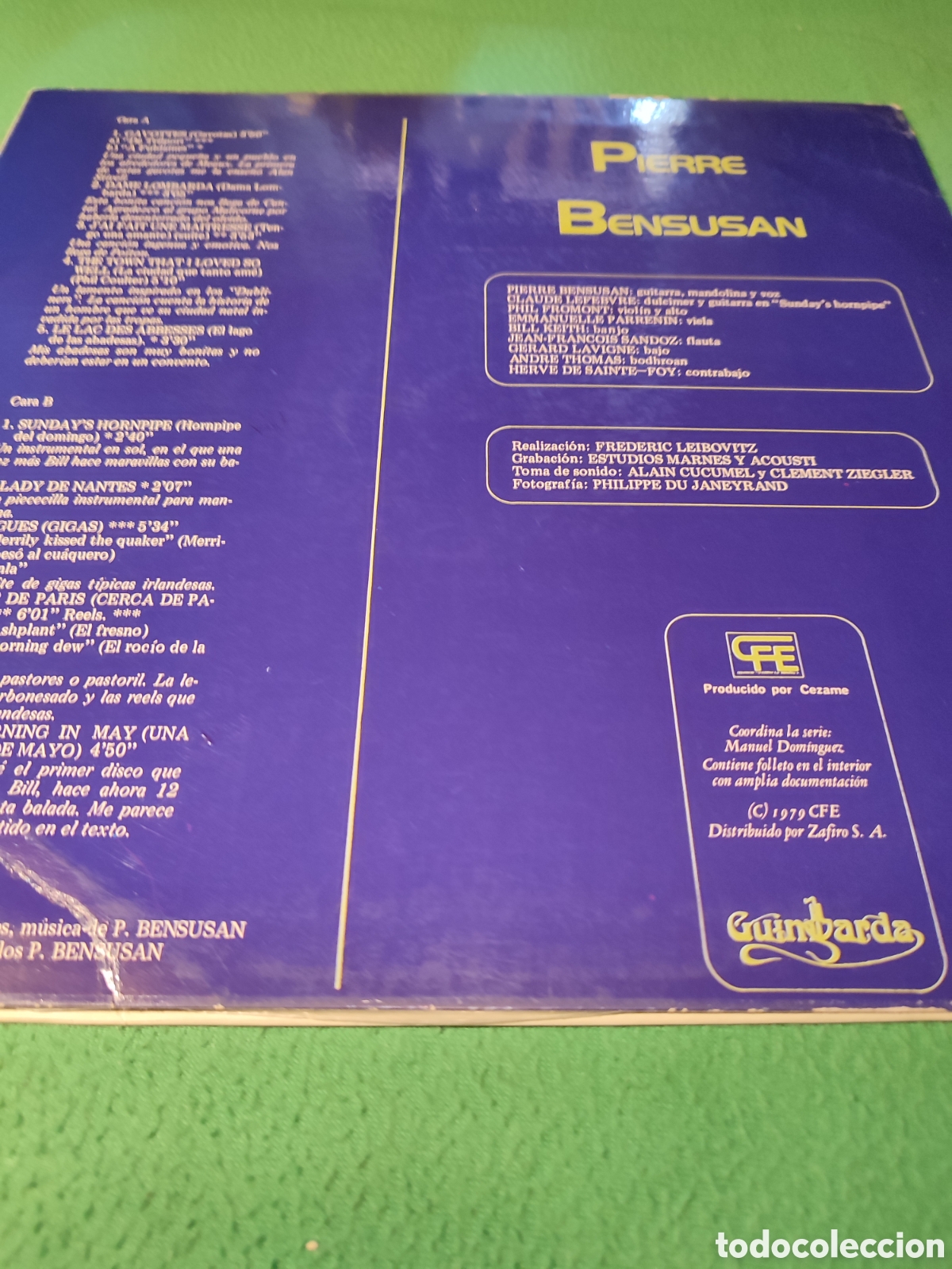 Discos de vinilo: Pierre Bensusan - Pres de Paris Vinilo Lp - Foto 4