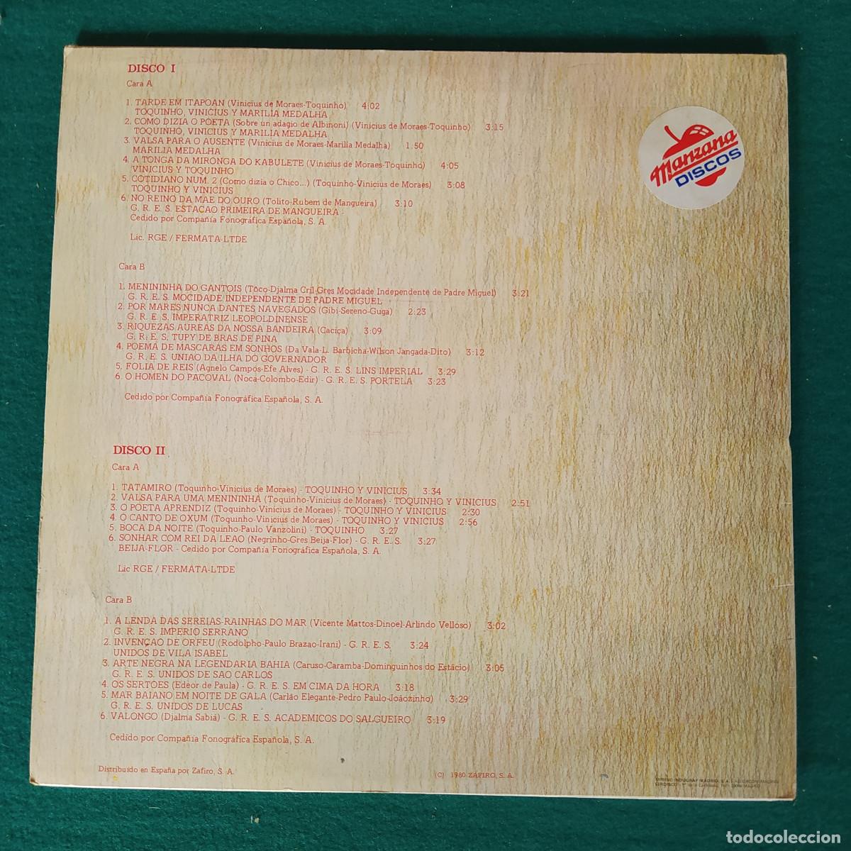Discos de vinilo: Sambas latin music 1980 - Foto 2