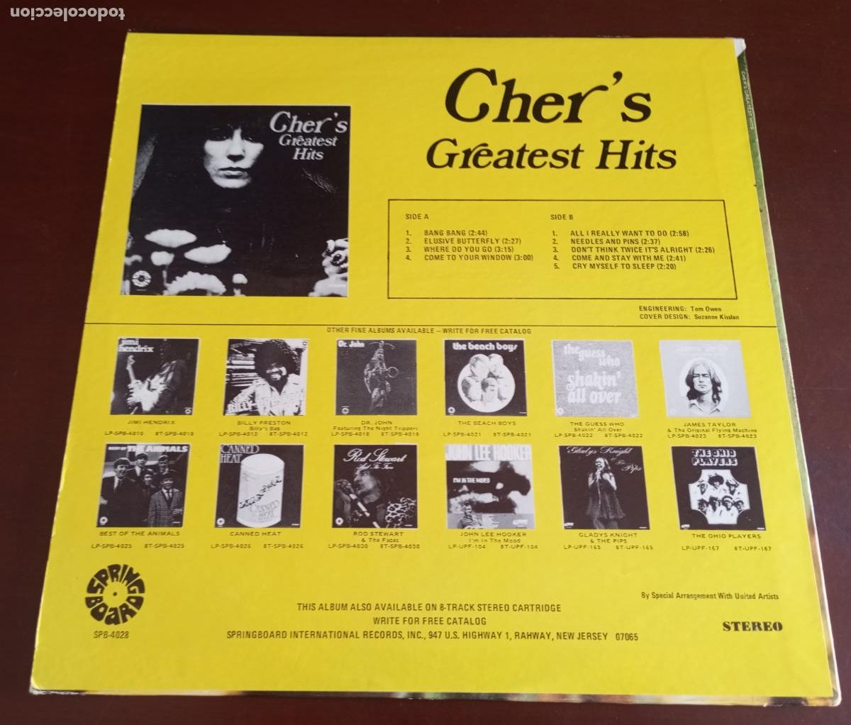 Discos de vinilo: CHER - GREATEST HITS - LP - 1974 - USA - Foto 2