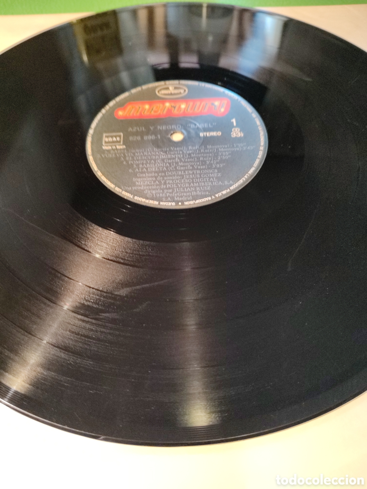 Discos de vinilo: Azul y Negro - Babel Vinilo Lp - Foto 3