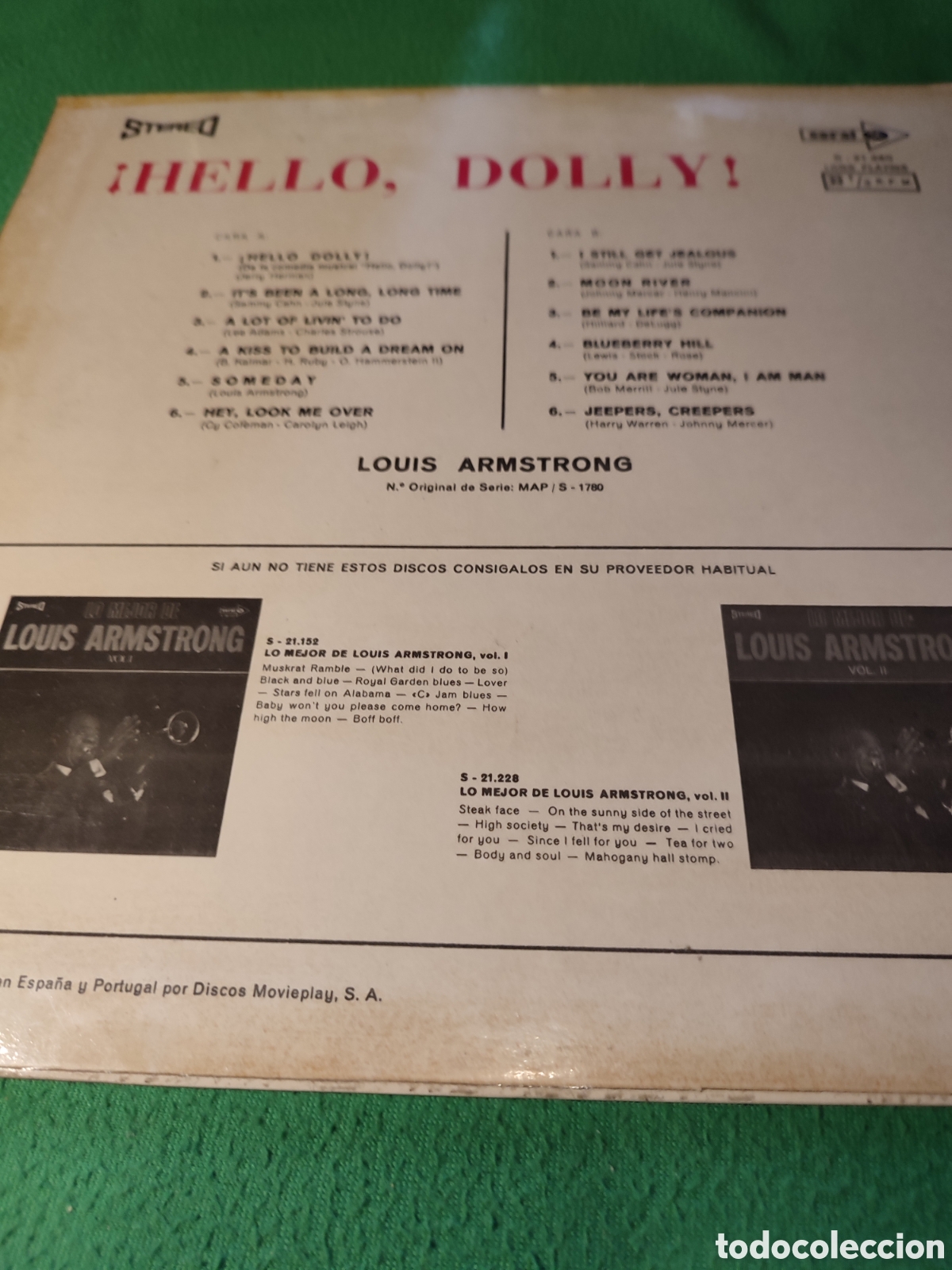 Discos de vinilo: Louis Armstrong - Hello Dolly Vinilo Lp - Foto 2