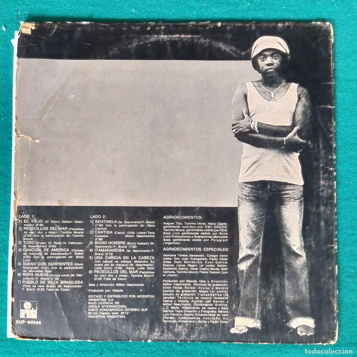 Discos de vinilo: Milton Nascimento &ndash; Sentinela - Foto 2