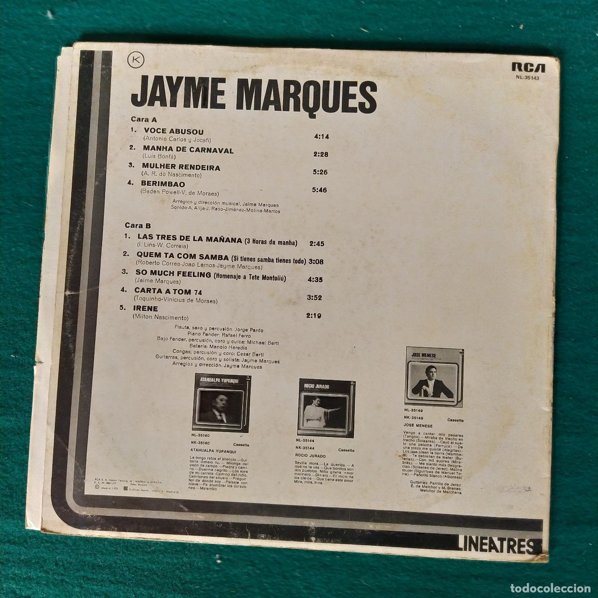 Discos de vinilo: Jayme Marques &ndash; Jayme Marques - Foto 2