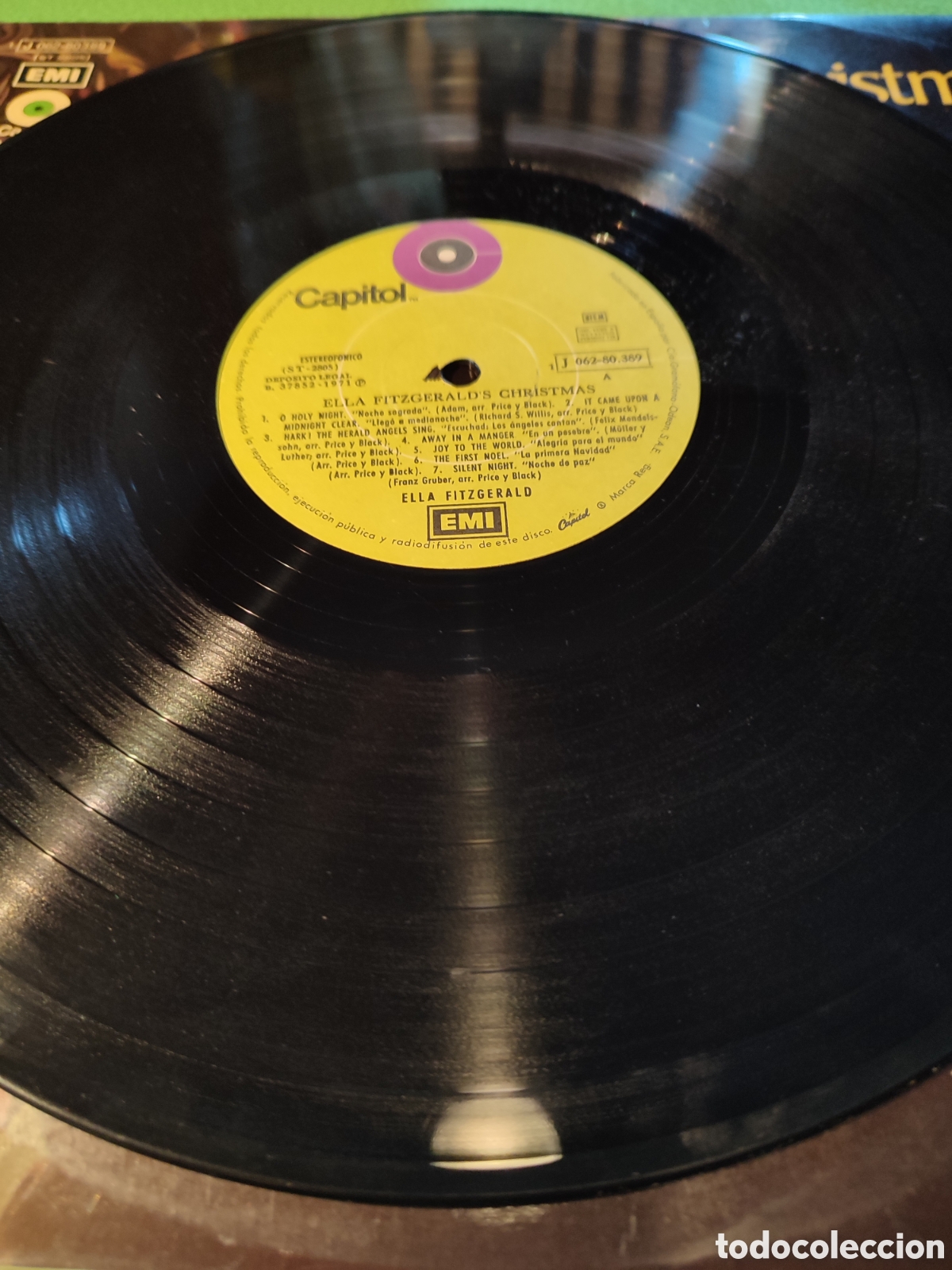 Discos de vinilo: Ella Fitzgerald - Christmas Vinilo Lp - Foto 3