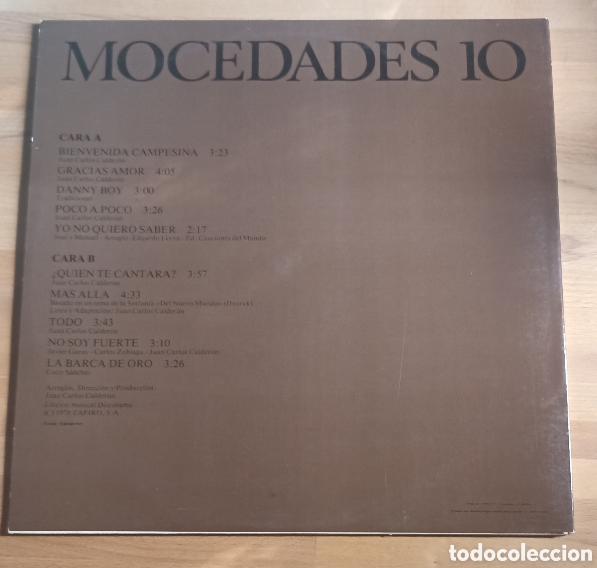 Discos de vinilo: Disco de vinilo - Mocedades - 10 - 1978 - Foto 2