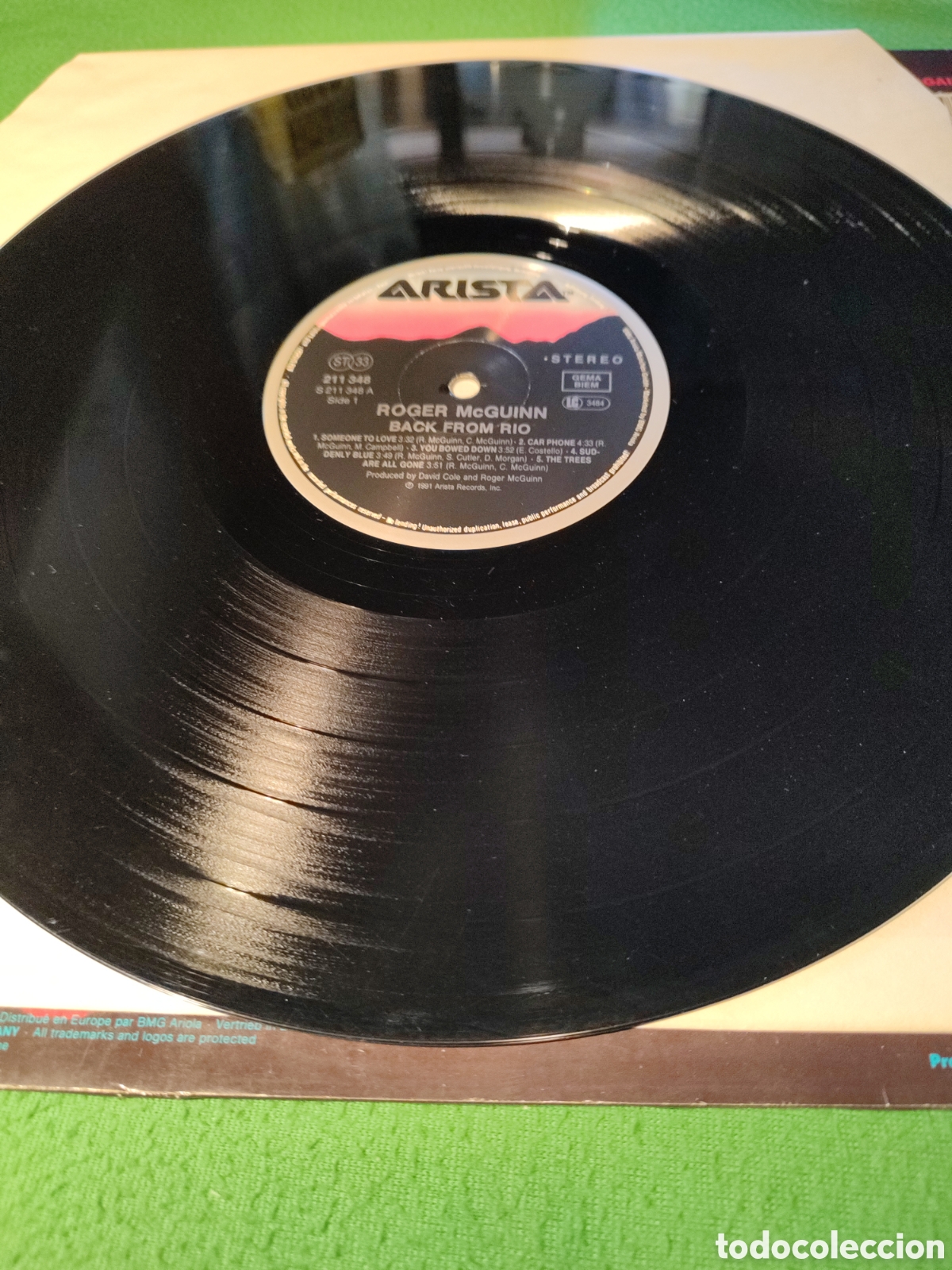 Discos de vinilo: Roger McGuinn - Back from Rio Vinilo Lp - Foto 3