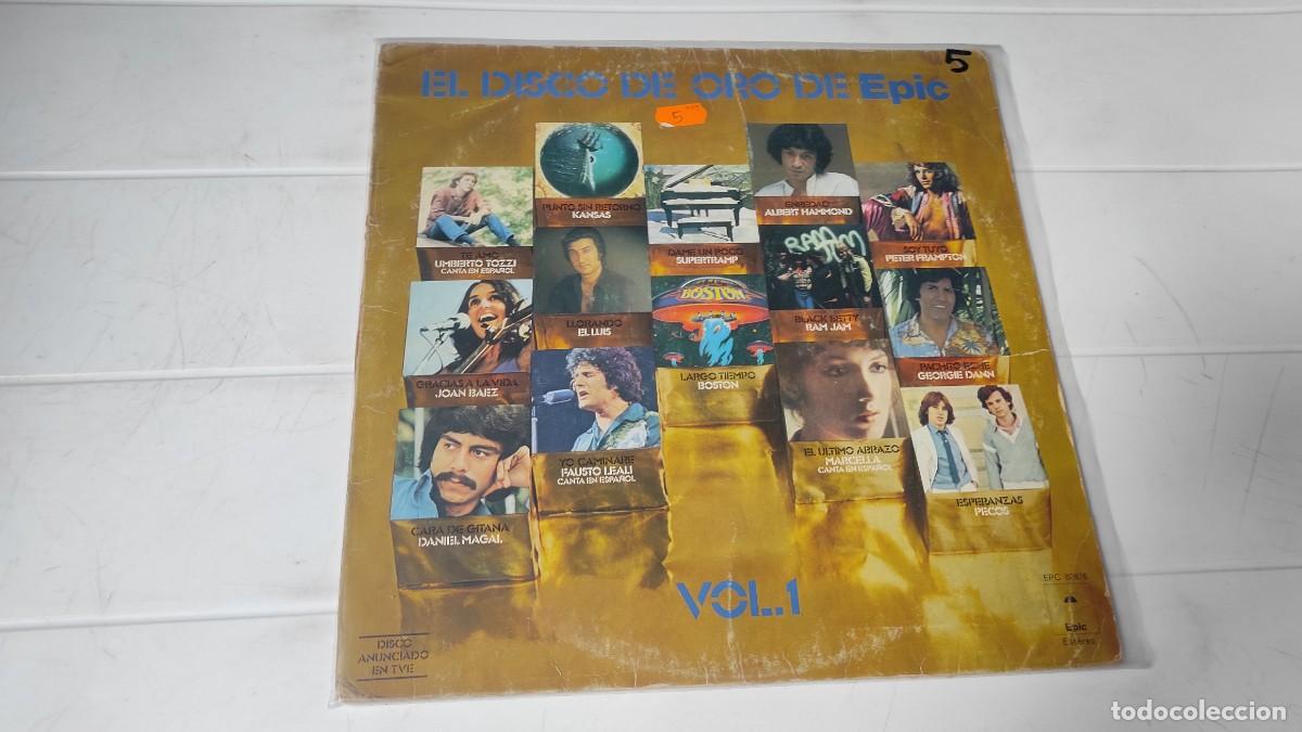 Discos de vinilo: LP EL DISCO DE ORO EPIC 1 RECOPILATORIO - Foto 1