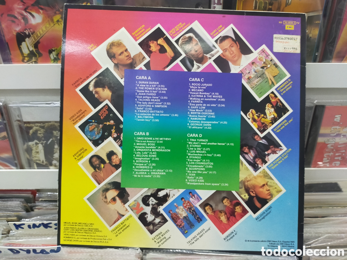 Discos de vinilo: Boom doble LP 1985 Espa&ntilde;a - Foto 2