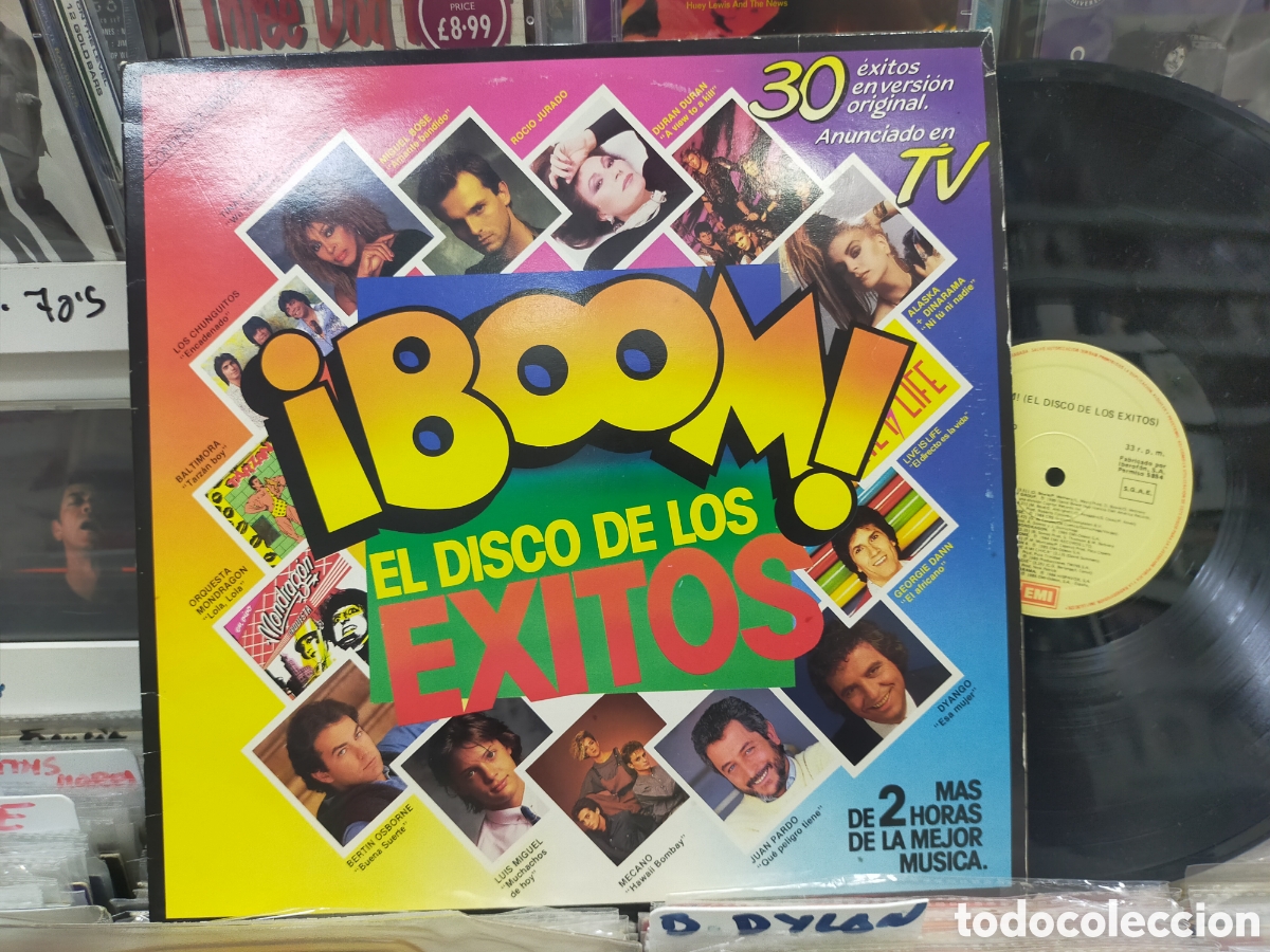 Discos de vinilo: Boom doble LP 1985 Espa&ntilde;a - Foto 1