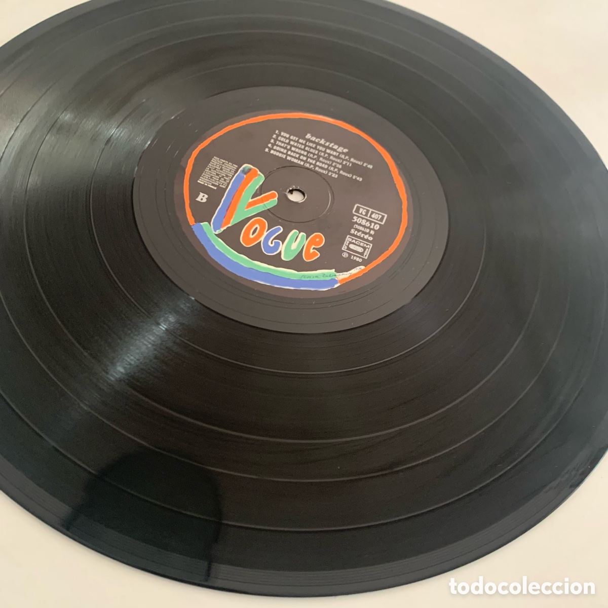 Discos de vinilo: Lp backstage edicion francesa de 1980 - Foto 5