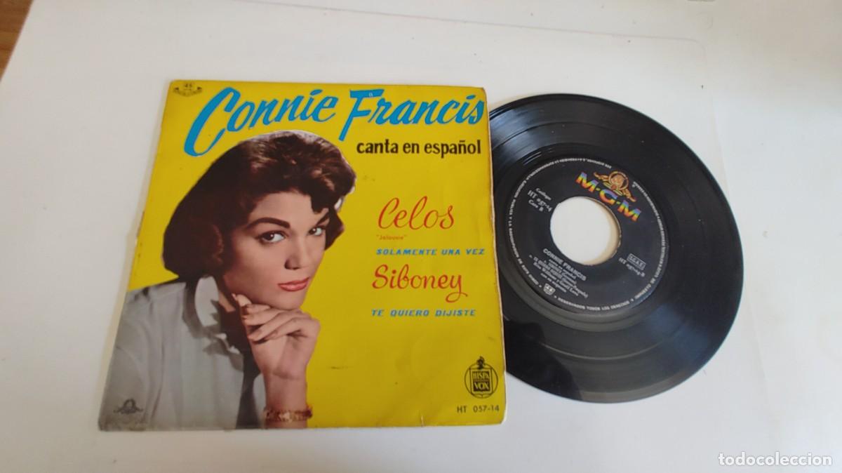 Discos de vinilo: CONNIE FRANCIS-EP CELOS +3-EN ESPA&Ntilde;OL - Foto 1