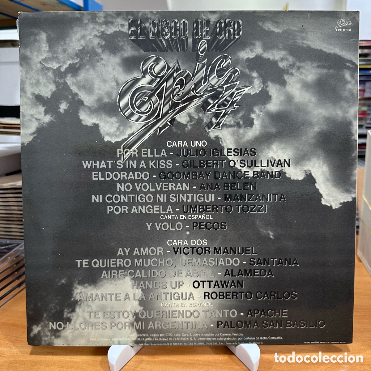 Discos de vinilo: Varios - &rdquo;El Disco De Oro&rdquo; Epic4 (LP, Comp) - Foto 2
