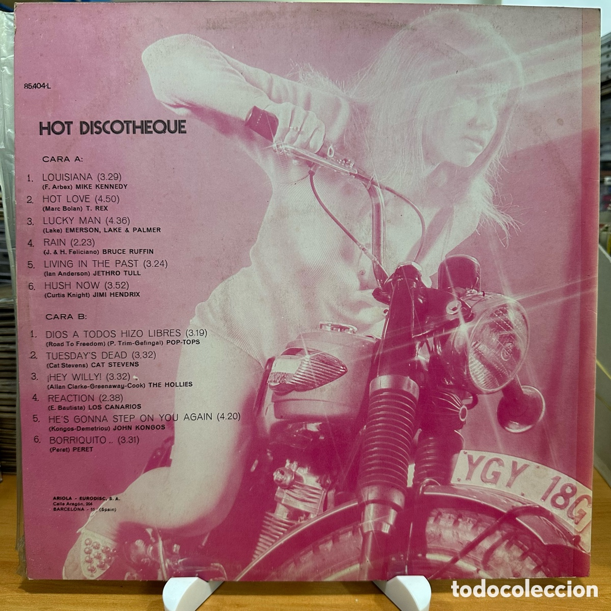 Discos de vinilo: Various - Hot Discotheque (LP, Comp) - Foto 2