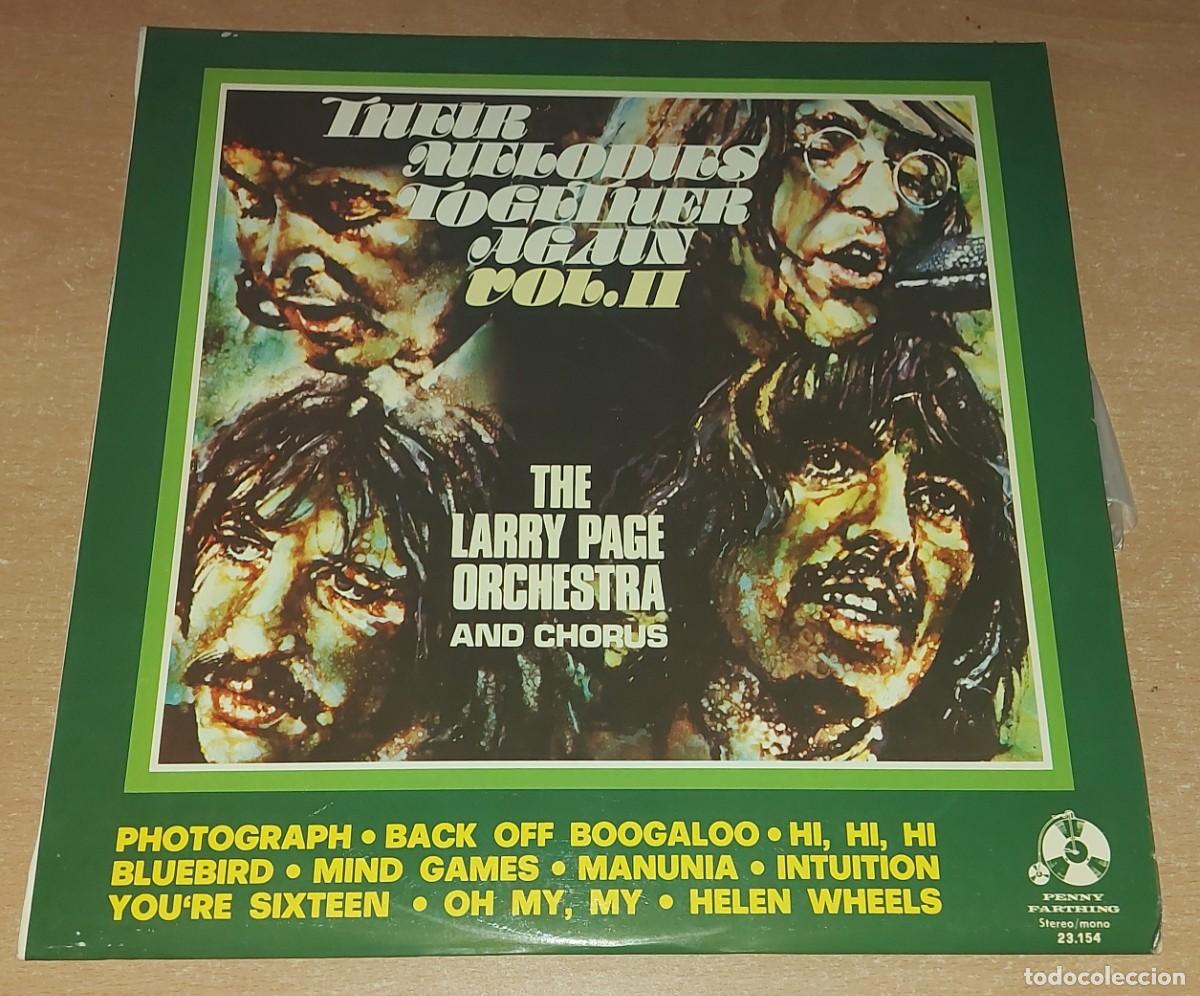 Discos de vinilo: LP THEIR MELODIES VOL. II LARRY PAGE ARCHESTRA BEATLES MUSIC A&Ntilde;O 1976