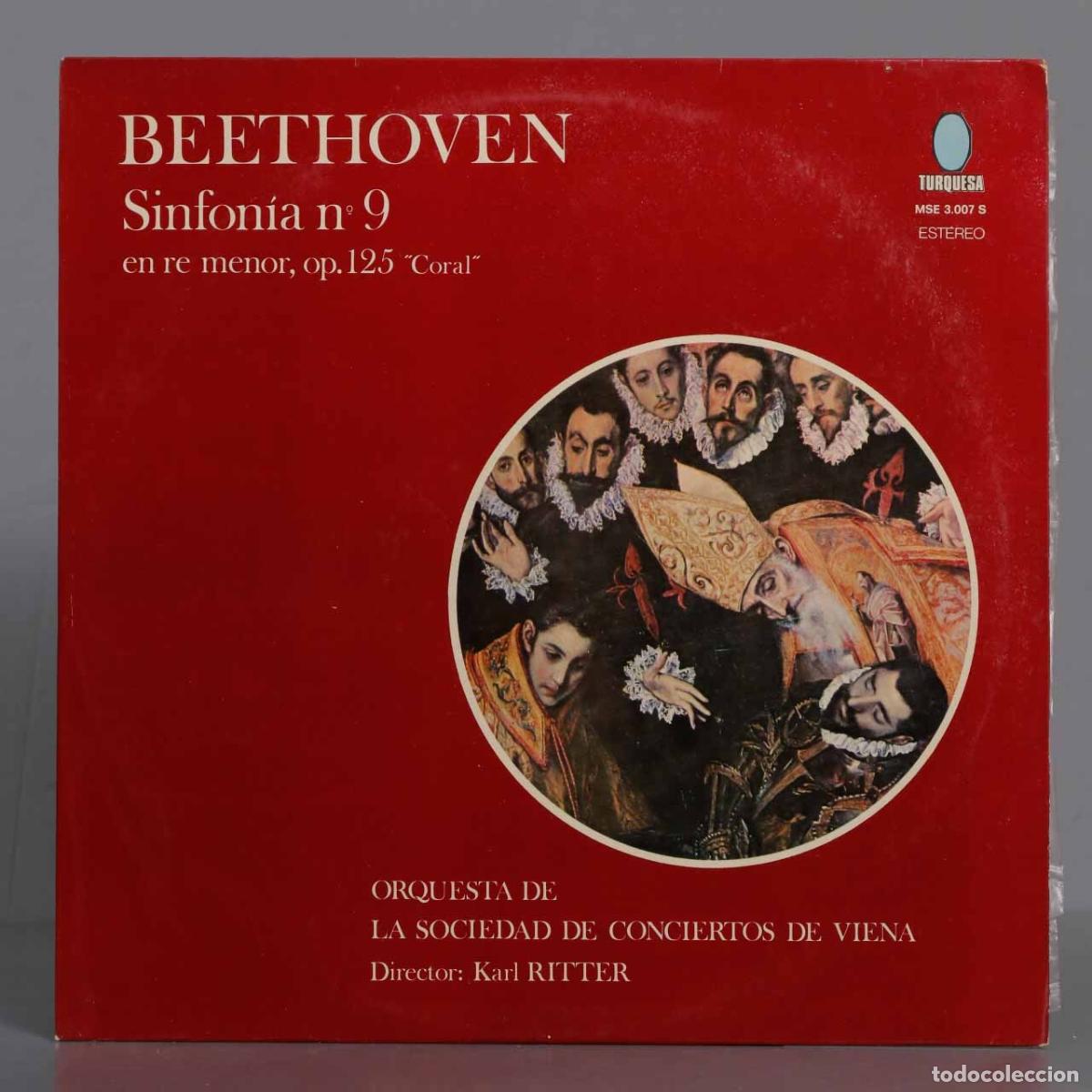 Discos de vinilo: LP. SINFONIA 9. BEETHOVEN. RITTER - Foto 1