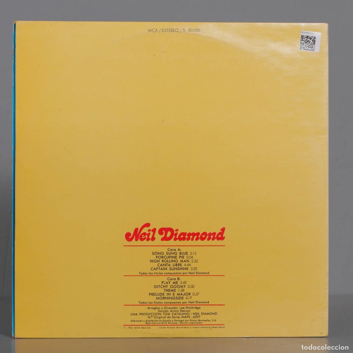 Discos de vinilo: LP. Neil Diamond &ndash; Moods - Foto 2