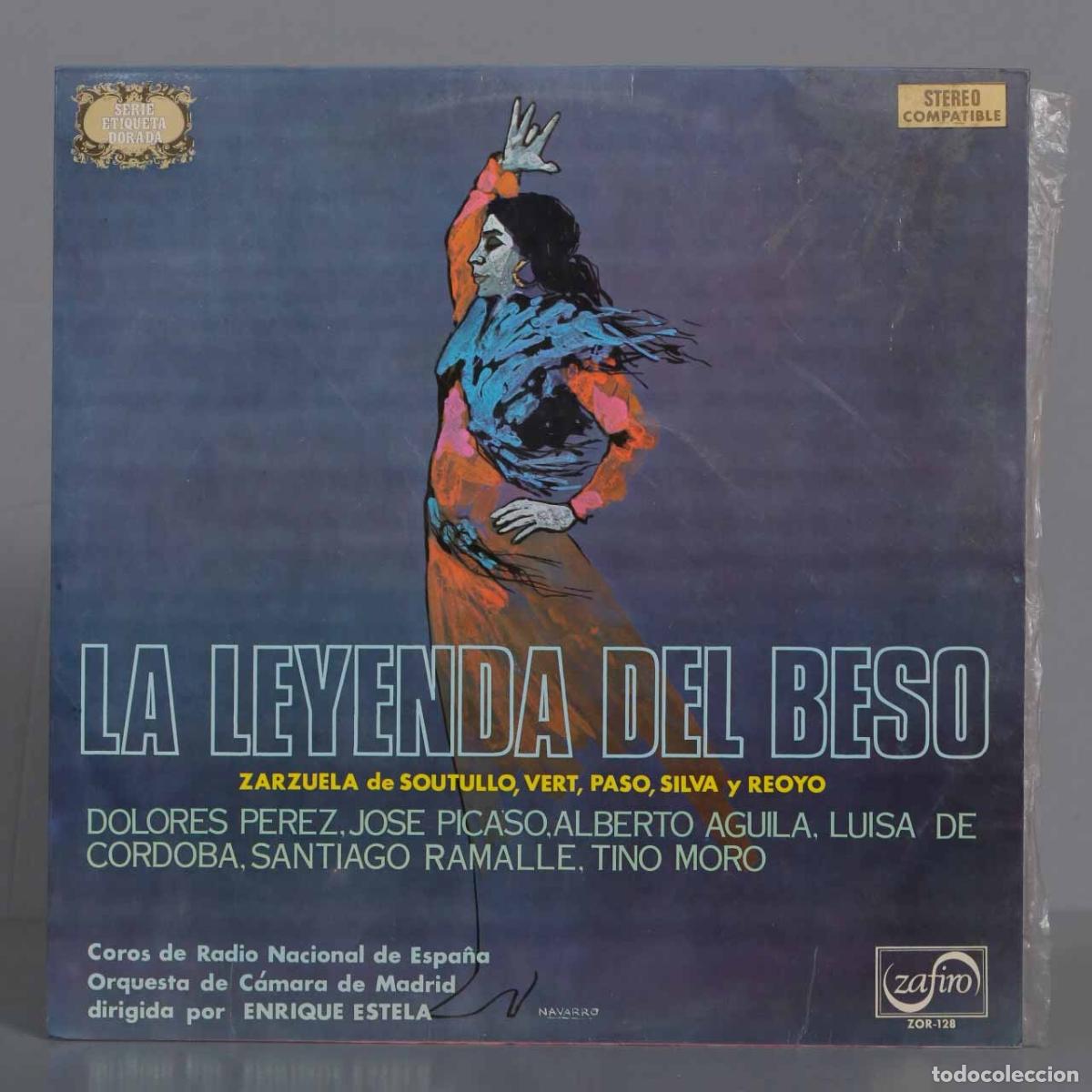 Discos de vinilo: LP. La Leyenda Del Beso. ESTELA