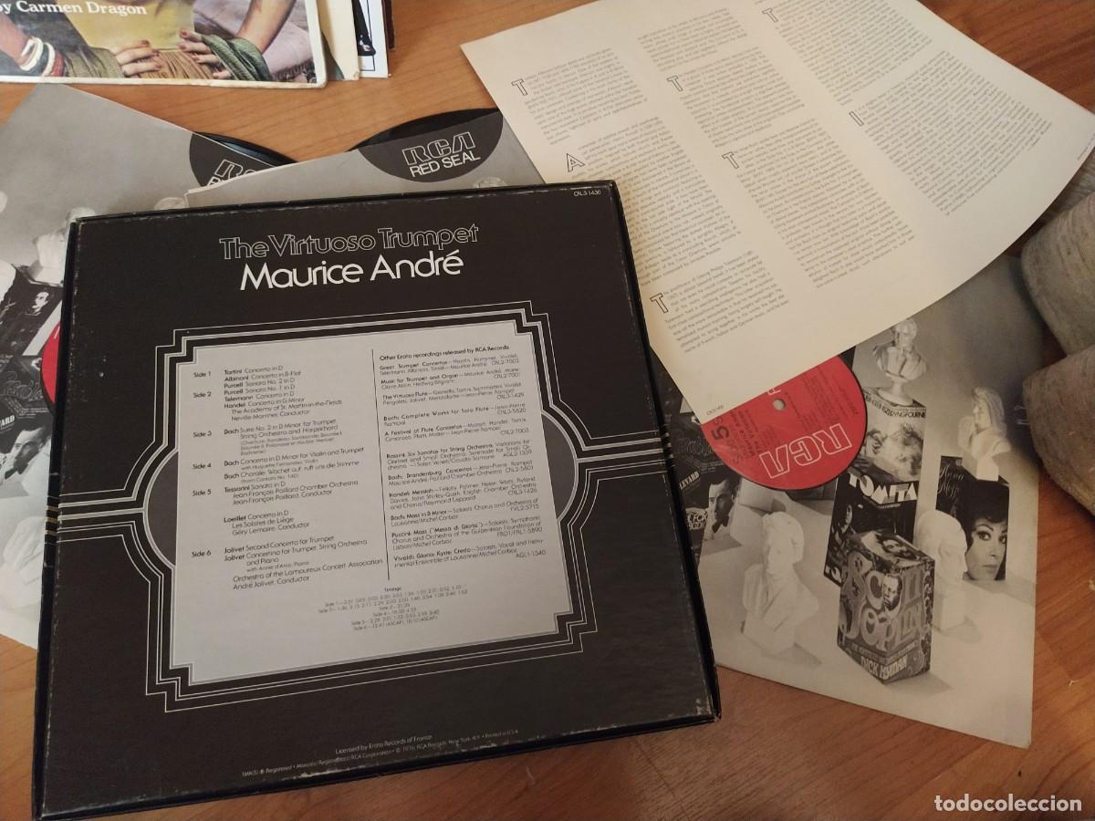 Discos de vinilo: Maurice Andre caja 3 lps RCA erato - Foto 3