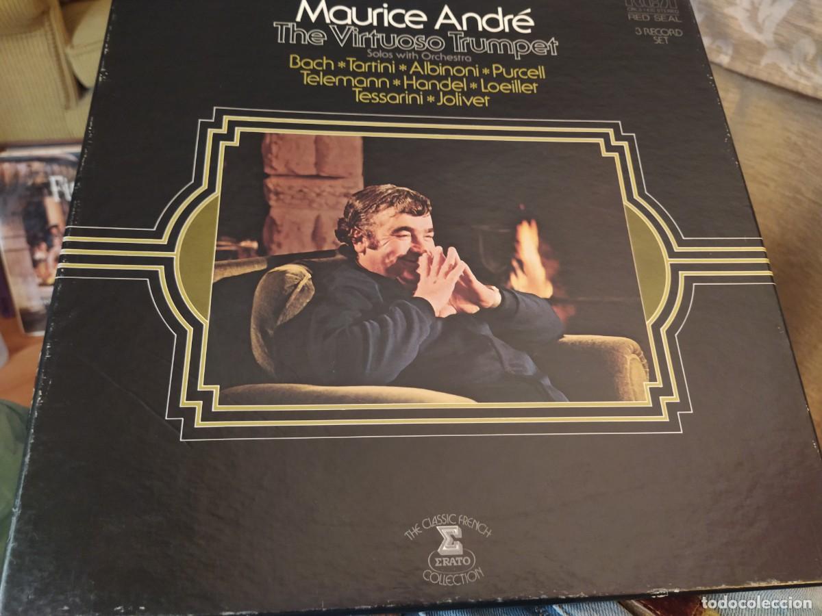 Discos de vinilo: Maurice Andre caja 3 lps RCA erato - Foto 1