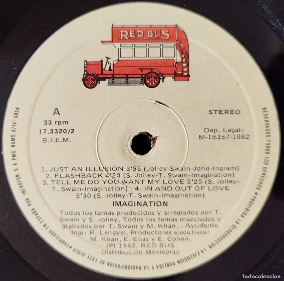 Discos de vinilo: IMAGINATION ** Imagination ** VINILO LP 1982 - Foto 3