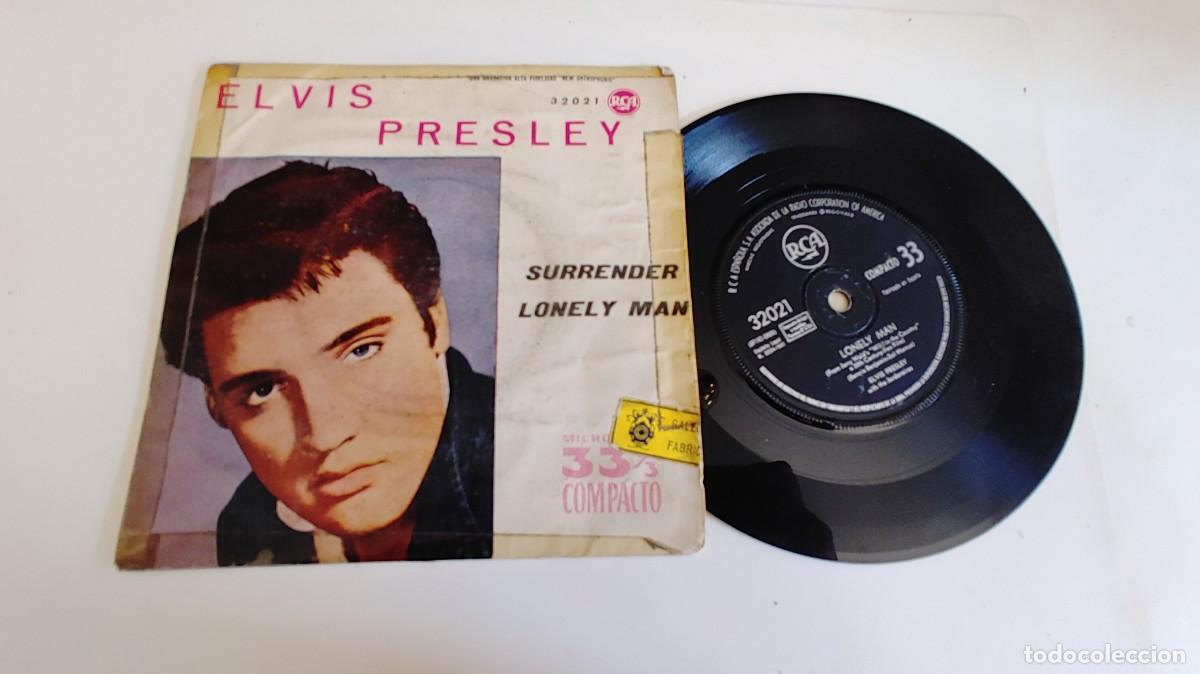 Discos de vinilo: ELVIS PRESLEY-SINGLE SURRENDER - Foto 1