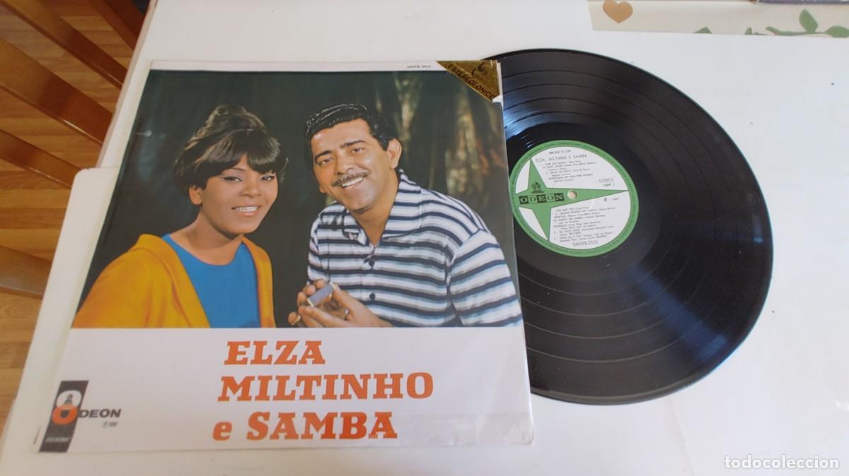 Discos de vinilo: ELZA MILTINHO E SAMBA-LP Elza, Miltinho E Samba - Foto 1