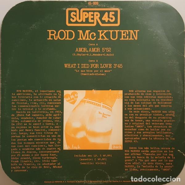 Discos de vinilo: Rod Mc Kuen* &lrm;&ndash; Amor, Amor - Foto 2