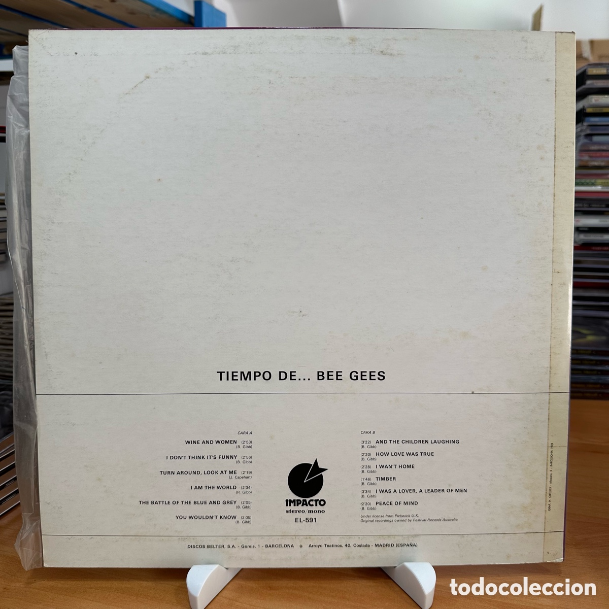 Discos de vinilo: Bee Gees - Tiempo De... Bee Gees (LP, Comp) - Foto 2